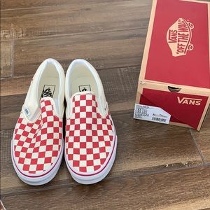 Red checked van slides